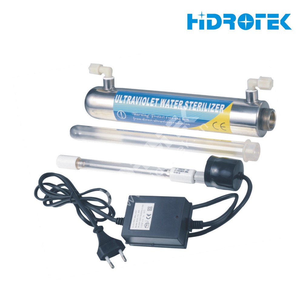12W 4LPM Ultra Violeta UV Esterilizador Lámpara de tratamiento de desinfección de agua Luxe 